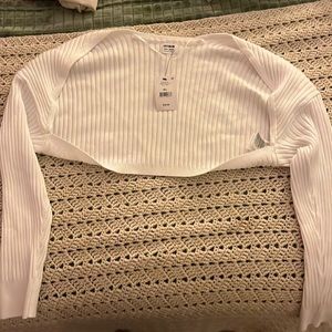 Mini cover-up sweater - “Loose Aron Knit Shrug”